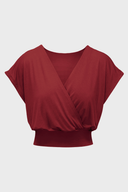 T-shirt Miss Serene Red Brown