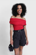 Top Miss Lavish Red