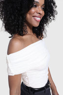 Top Miss Lavish Off White