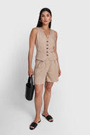 Spodenki Miss Preppy Beige
