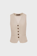 Kamizelka Miss Preppy Beige
