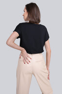 T-shirt Miss Feminine Black