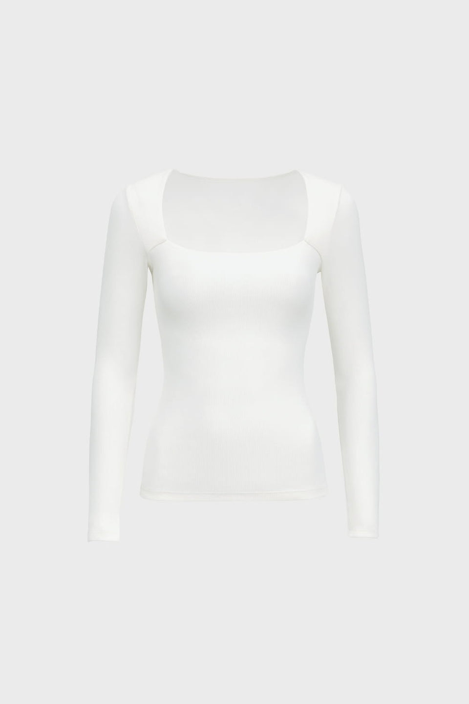 Miss Caro Off-White Long-Sleeved Top