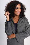 Kurtka Miss Modern Melange Black