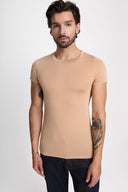 T-shirt Mr Invisible C-neck Nude