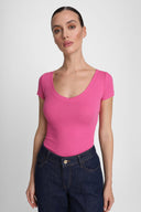 T-shirt Miss Womanly Light Magenta