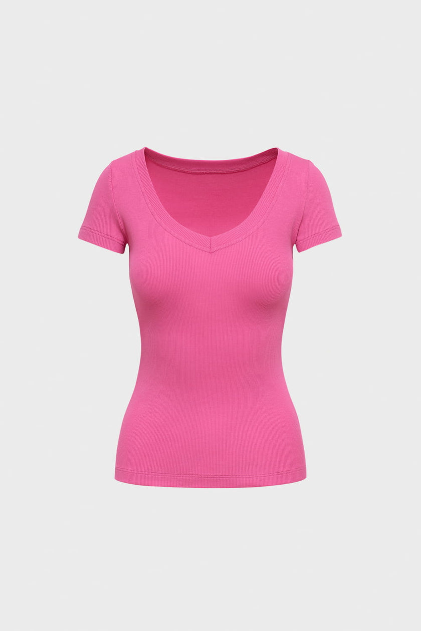 T-shirt Miss Womanly Light Magenta