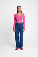 Longsleeve Miss Womanly Light Magenta
