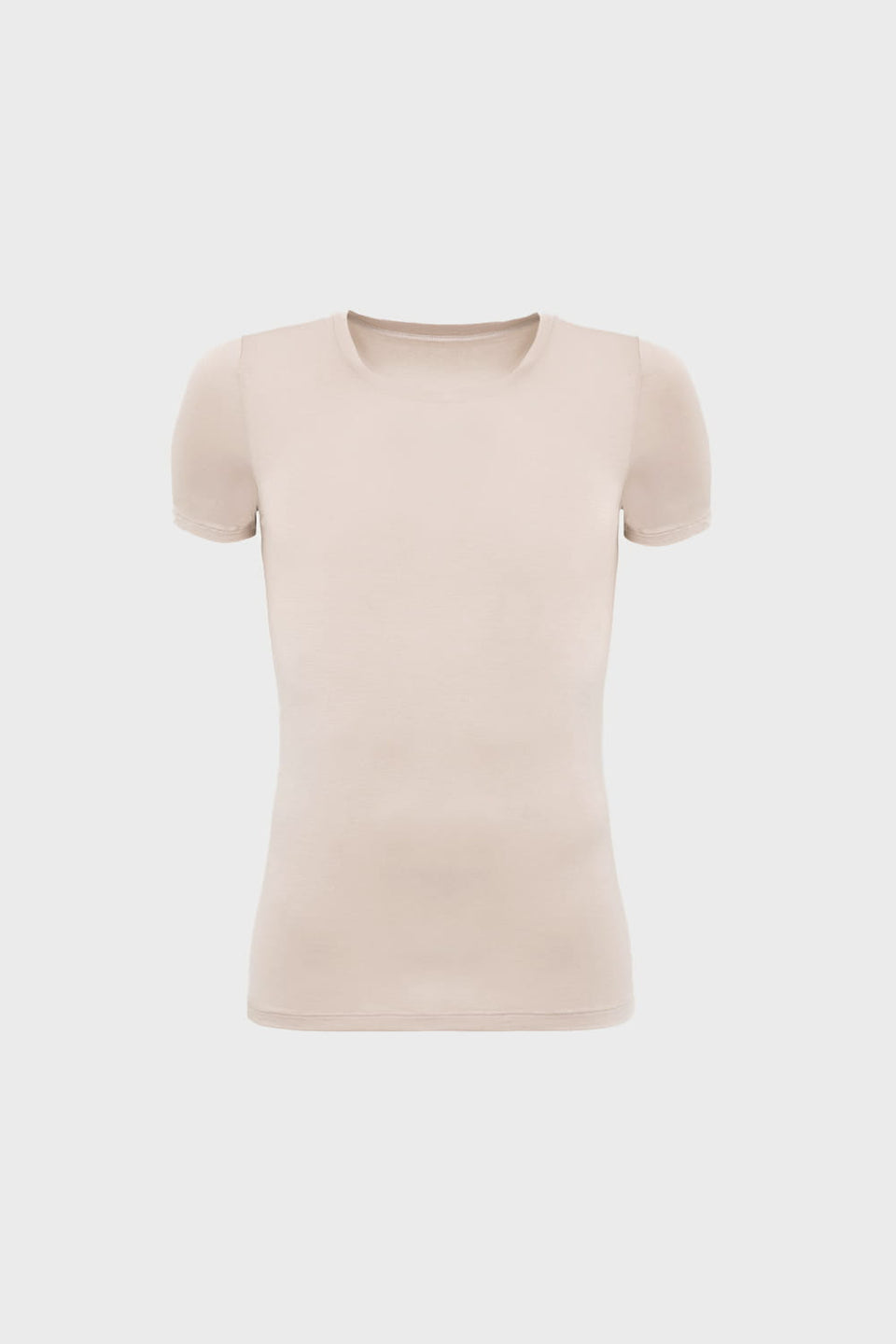 Mr Invisible C-neck T-shirt in Sand