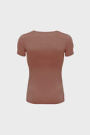 T-shirt Mr Invisible C-neck Chocolate
