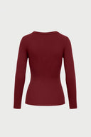 Longsleeve Miss Daily Burgundy
