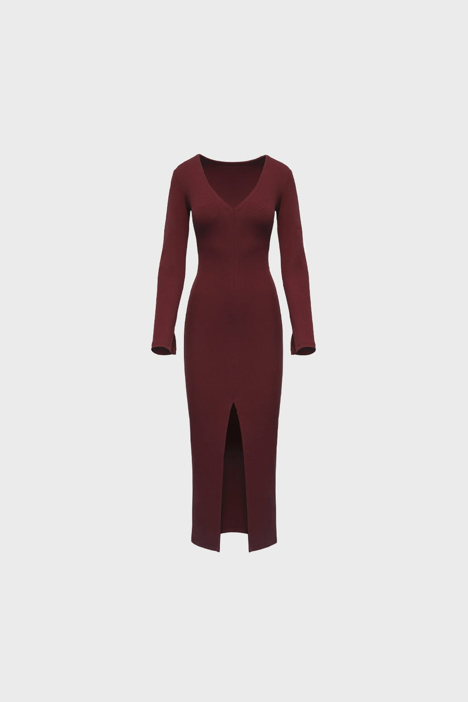 Miss Contour Burgundy Dress