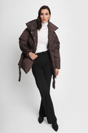 Kurtka Miss Belted Chocolate