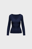 Longsleeve Miss Womanly Navy