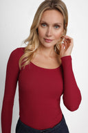 Longsleeve Miss Delicate Wine Red
