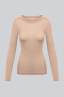 Longsleeve Miss Invisible C-neck Nude