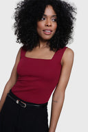 Top Miss Classy Wine Red