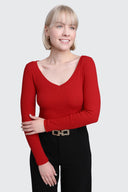 Longsleeve Miss Womanly Red