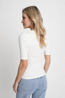 T-shirt Miss Caro Off White