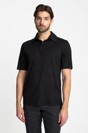 T-shirt Polo Mr Merino Black