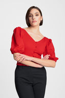 Bluzka Miss Glam Red