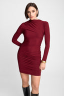 Sukienka Miss Sculptural Burgundy