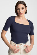 T-shirt Miss Caro Navy