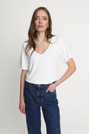 T-shirt Miss Relaxed Off White