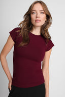T-shirt Miss Sleek Burgundy