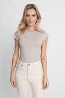 T-shirt Miss Sleek Taupe