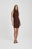 Sukienka Miss Draped Chocolate