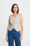 Kamizelka Miss Elegant Beige