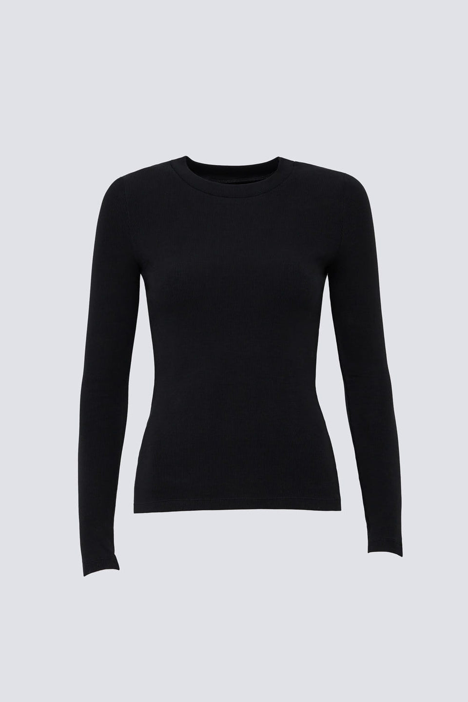 Miss Daily Black Long-Sleeved Top