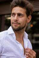 T-shirt Mr Invisible V-neck Caramel