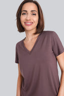 T-shirt Miss Classic Plum