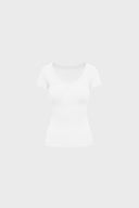 T-shirt Miss Womanly White