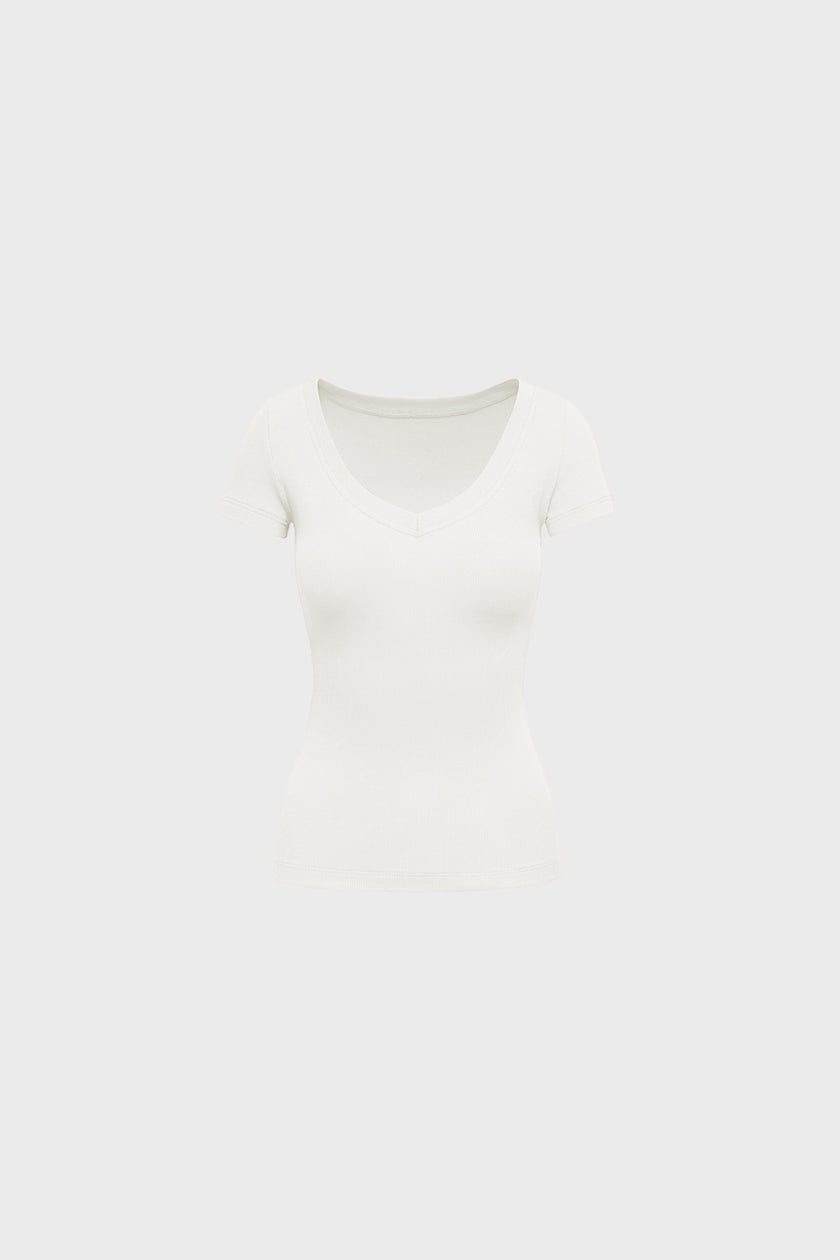 T-shirt Miss Womanly Off White