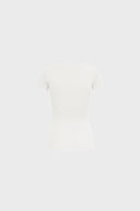 T-shirt Miss Womanly Off White