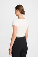 T-shirt Miss Womanly Off White