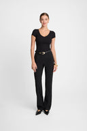 T-shirt Miss Womanly Black