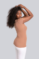 T-shirt Miss Womanly Camel