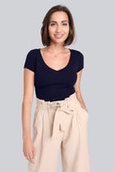 T-shirt Miss Womanly Navy