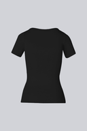 T-shirt Miss Invisible V-neck Black