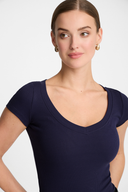 T-shirt Miss Womanly Navy