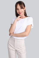 T-shirt Miss Feminine White
