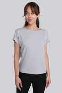T-shirt Miss Feminine Silver Grey