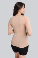 Longsleeve Miss Invisible V-neck Nude