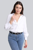 Longsleeve Miss Invisible V-neck Nude