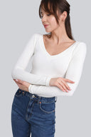 Longsleeve Miss Womanly Off White