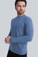 Longsleeve Mr Smooth Silver Blue